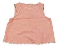 Růžový lněný trop M&S