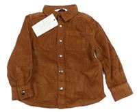 Nové - hnědá manšestrová košile V by Very