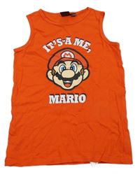 Červené tílko s Mariem 