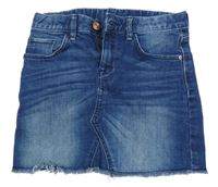 Tmavomodrá riflová sukně 