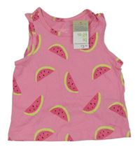 Nové - Růžový top s melouny Primark