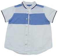 Bílo-modrá košile Matalan