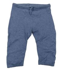 Modré úpletové tepláky H&M