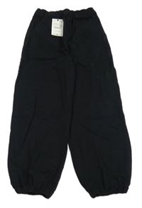 Nové - Černé plátěné široké cuff rifle Zara