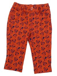 Červeno-tmavomodré tregíny s Minnie C&A