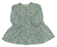 Zelené květované šaty Topomini