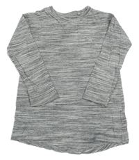 Šedé melírované triko Next