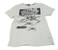 Bílé tričko s potiskem - Star Wars