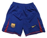 Tmavomodro-vínové sportovní kraťasy - F.C.B - Nike 