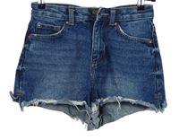 Dámské modré riflové roztřepené kraťasy Denim 