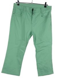 Dámské světlezelené capri rifle M&S