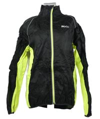 Pánská černo-žlutá šusťáková sportovní funkční bunda Ridge 