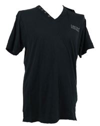 Nové - Pánské černé tričko s knoflíčky Firetrap 