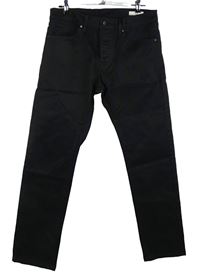 Pánské černé slim rifle vel. 34/31