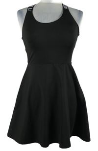 Dámské černé šaty s nápisy Shein 