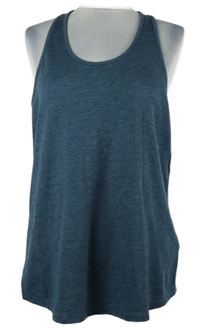 Dámský tmavomodro-světlemodrý sportovní funkční top TCM 