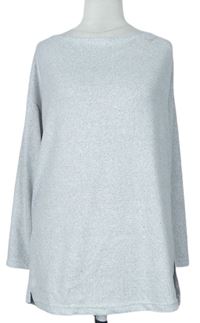 Dámský šedý lehký volný svetr F&F