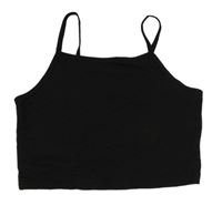 Černý crop top 