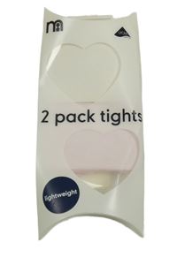 Nové - 2x silonky růžové+ bílé Mothercare