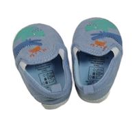 Modré capáčky se zvířátky 