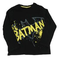 Černo-žluto-šedé tričko s Batmanem