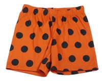Červené kraťasy s puntíky 