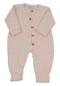 Světlerůžový pletený overal Dandelion