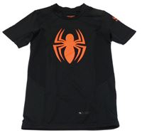 Černé funkční tričko s pavoukem - Spiderman Sondico