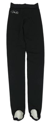 Černé šponovky s nápisem 