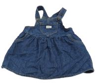 Modré riflové laclové šaty H&M