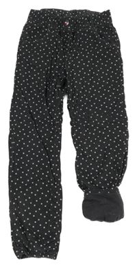 Šedé manšestrové podšité kalhoty s hvězdičkami Topolino