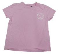 Světlerůžové tričko se smajlíky H&M