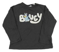 Tmavošedé triko s Bluey Zara