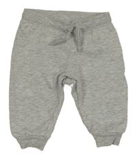 Šedé cuff tepláky H&M