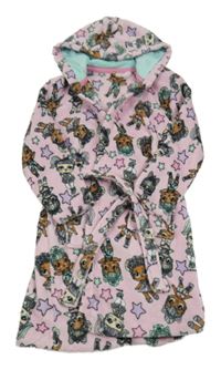 Světlerůžový chlupatý župan L.O.L. Surprise s kapucí