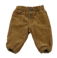 Béžové podšité manšestrové kalhoty Name it