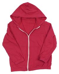 Růžová propínací mikina s kapucí Tezenis 