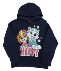 Tmavomodrá mikina s Paw Patrol a kapucí Nickelodeon
