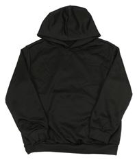 Černá mikina se rty a kapucí Shein