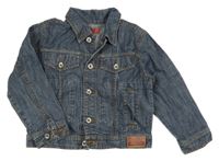 Tmavomodrá riflová bunda Papermoon