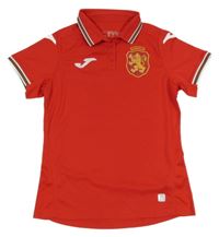 Červené polo tričko s erbem Joma 