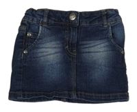 Tmavomodrá riflová sukně Papagino