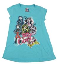 Tyrkysová tunika s potiskem Monster High 