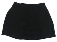 Černá sukně se všitými kraťasy Matalan