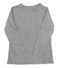 Šedé melírované triko 