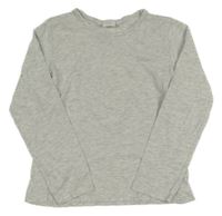 Světlešedé melírované triko alive