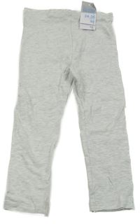 Nové - světlešedé melírované legíny PRIMARK