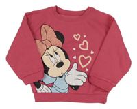 Tmavorůžová mikina s Minnie C&A
