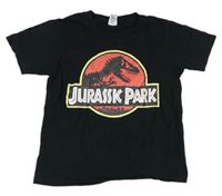 Černé tričko Jurský Park  Gildan  