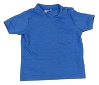 Modré tričko s kapsičkou F&F